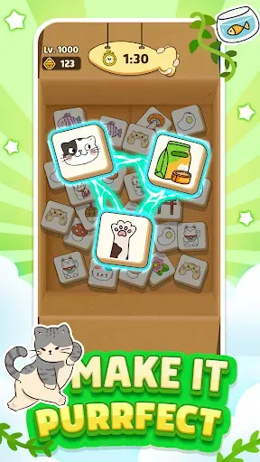 Скриншот 3 — Cat Tile World: Purrfect Match