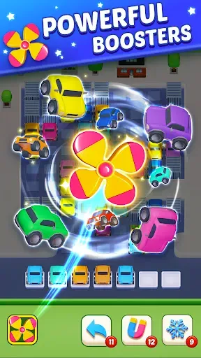 Скриншот 3 — Triple Car Jam 3D: Car parking