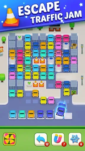 Скриншот 6 — Triple Car Jam 3D: Car parking