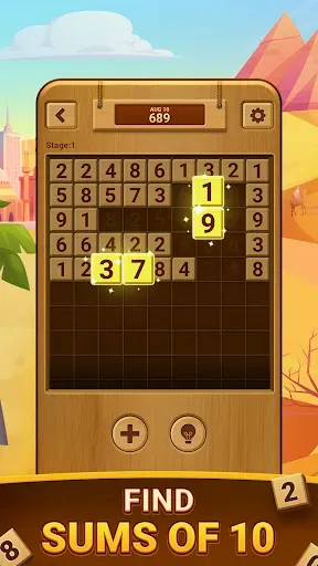Скриншот 2 — Numscapes: Number Match Game