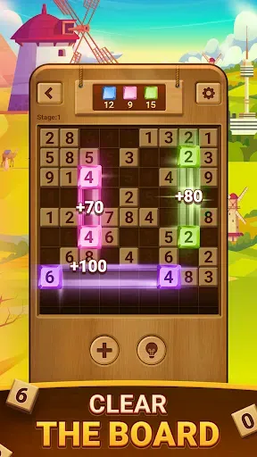 Скриншот 3 — Numscapes: Number Match Game