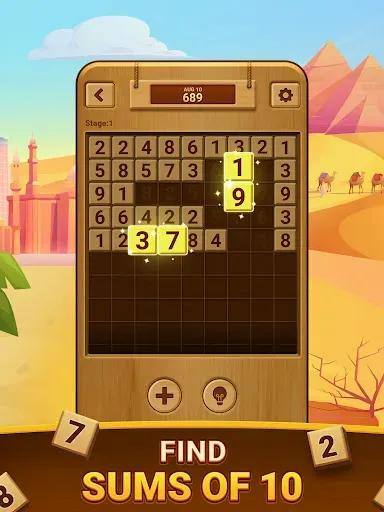 Скриншот 8 — Numscapes: Number Match Game
