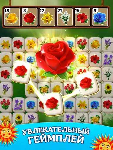Скриншот 6 — Zen Blossom: Flower Tile Match
