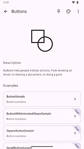 Скриншот 2 — Compose Material Catalog