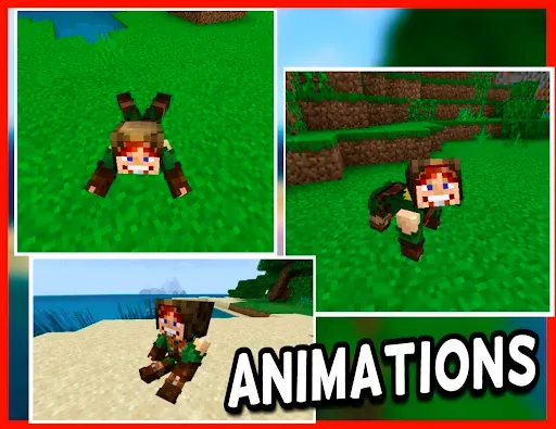 Скриншот 1 — Mod More Body Actions  MCPE