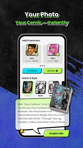 Скриншот 4 — Manga AI - AI Comic Generator