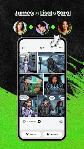 Скриншот 5 — Manga AI - AI Comic Generator