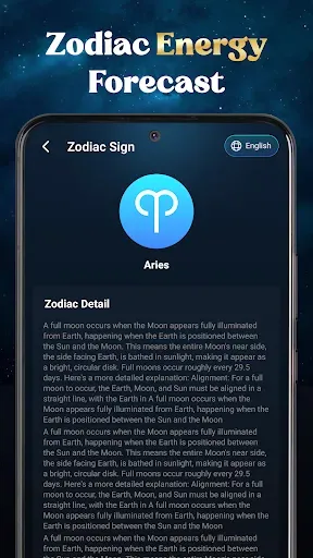 Скриншот 1 — Moon Forecast Calendar: Zodiac