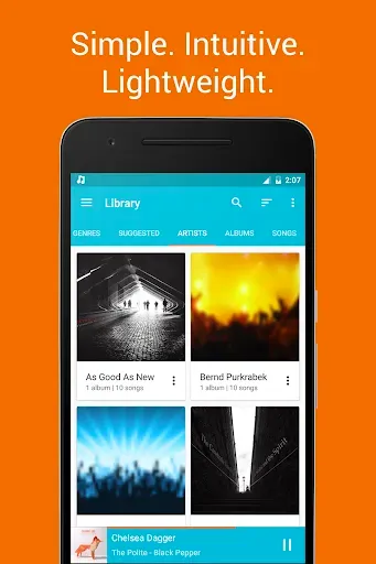 Скриншот 1 — Shuttle Music Player (Legacy)