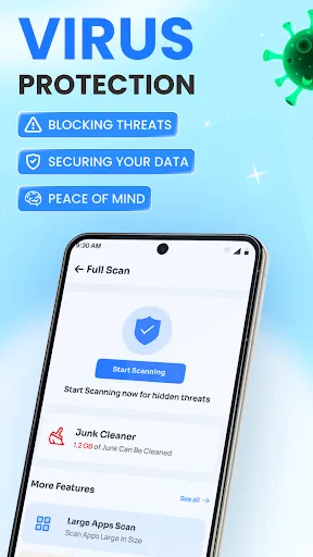 Скриншот 1 — Antivirus - Virus Cleaner