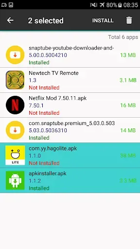 Скриншот 2 — APK Installer