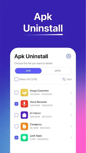 Скриншот 2 — Uninstall Apps & Apk
