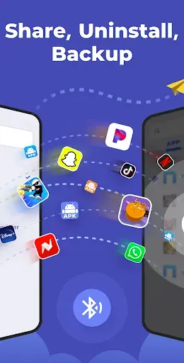 Скриншот 1 — Apk Share - Bluetooth Transfer
