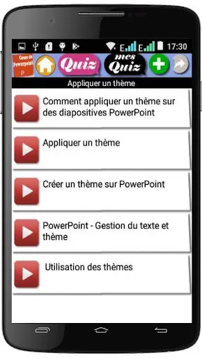 Скриншот 1 — Cours de powerpoint
