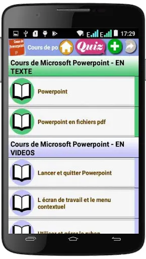 Скриншот 3 — Cours de powerpoint