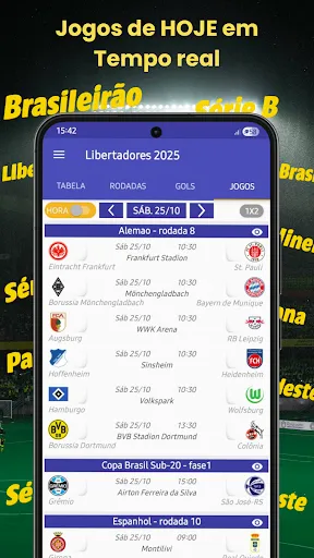 Скриншот 1 — Brasileirão 2026 Série A BCD