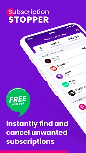 Скриншот 1 — Subscription Stopper & Manager