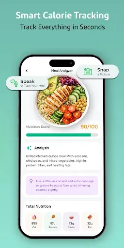 Скриншот 2 — Calorii: All in One Fitness