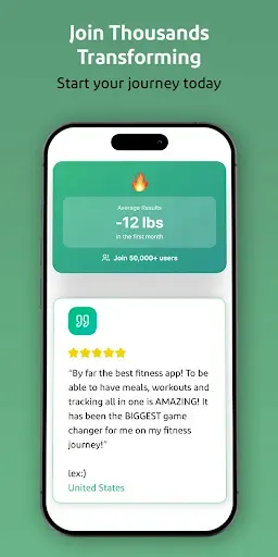 Скриншот 8 — Calorii: All in One Fitness