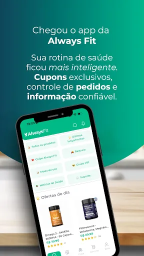 Скриншот 1 — Always Fit: Vitaminas e Saúde