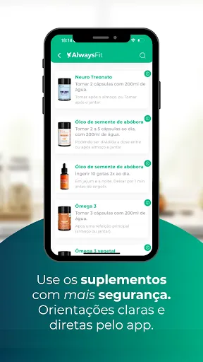 Скриншот 4 — Always Fit: Vitaminas e Saúde