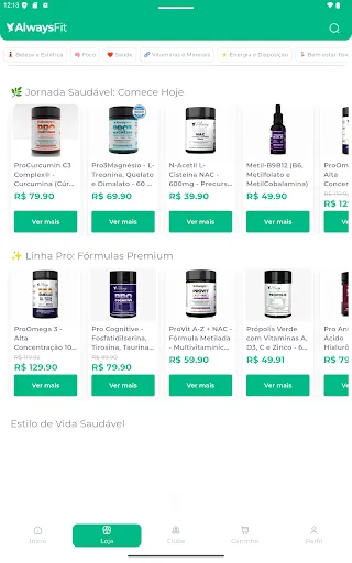 Скриншот 8 — Always Fit: Vitaminas e Saúde