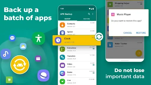 Скриншот 1 — APK Backup & App Recovery