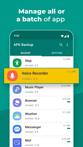Скриншот 5 — APK Backup & App Recovery