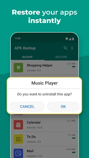 Скриншот 7 — APK Backup & App Recovery