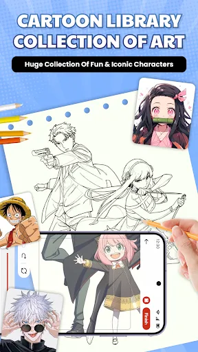 Скриншот 2 — AR Art Draw - Trace Sketch App