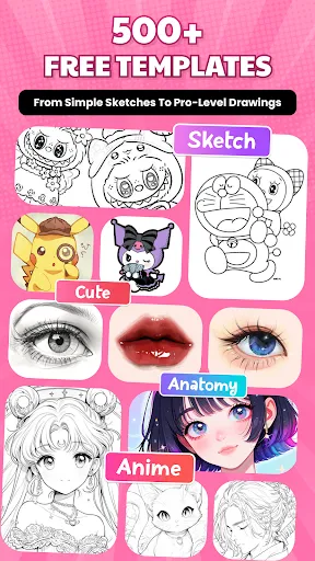 Скриншот 3 — AR Art Draw - Trace Sketch App