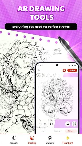 Скриншот 4 — AR Art Draw - Trace Sketch App