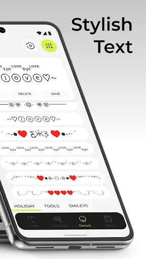 Скриншот 2 — ArtFonts: Стильный текст