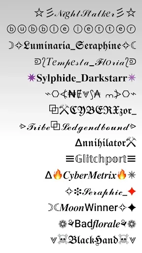Скриншот 6 — ArtFonts: Стильный текст