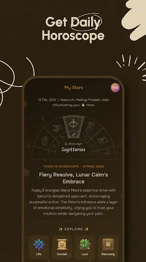 Скриншот 2 — AskPandit: AI Astrology Chat