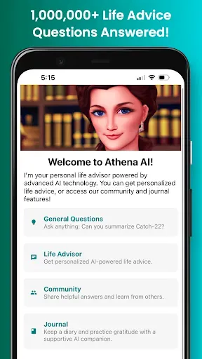 Скриншот 1 — Athena AI Life AdvisorGPT