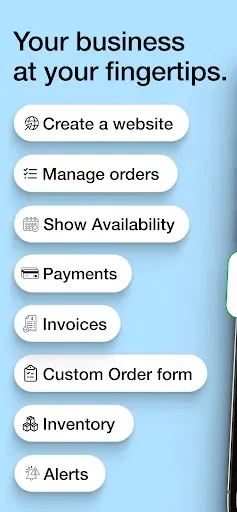 Скриншот 1 — Bakesy: Home Bakery Biz App