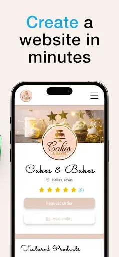 Скриншот 3 — Bakesy: Home Bakery Biz App