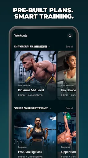 Скриншот 4 — Befit: Gym & Home Workout Plan