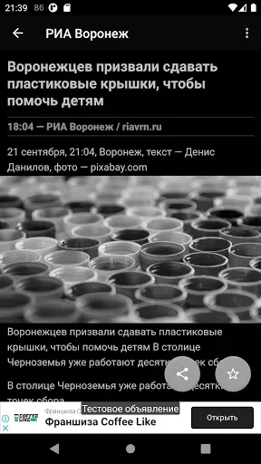 Скриншот 6 — Новости 36: Воронеж