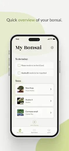Скриншот 3 — Bonsai Care App