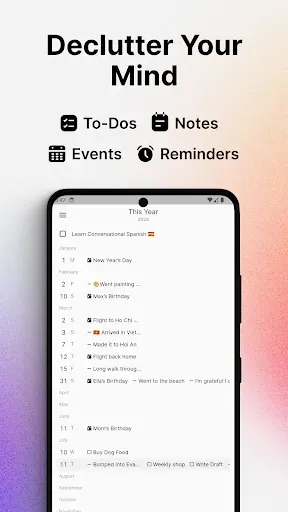Скриншот 2 — Bullet - Journal & Planner