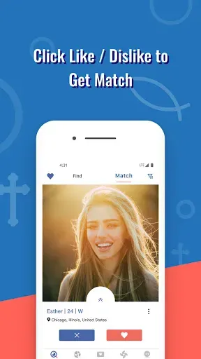 Скриншот 2 — Christian Dating: Singles Meet