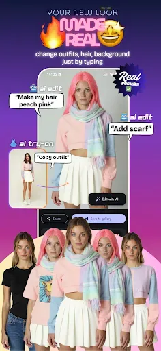 Скриншот 1 — ClothShift – AI Fashion Try-On