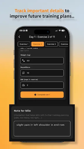 Скриншот 4 — Coach Milo - AI Fitness Coach