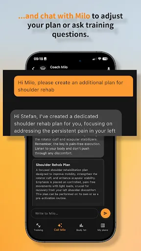 Скриншот 8 — Coach Milo - AI Fitness Coach
