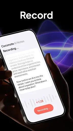 Скриншот 2 — Coconote - AI Note Taker