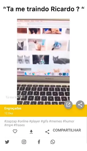 Скриншот 7 — Zap Zuera - Imagens e Vídeos E