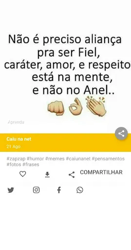 Скриншот 8 — Zap Zuera - Imagens e Vídeos E
