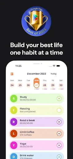 Скриншот 1 — Disciplined - Habit Tracker